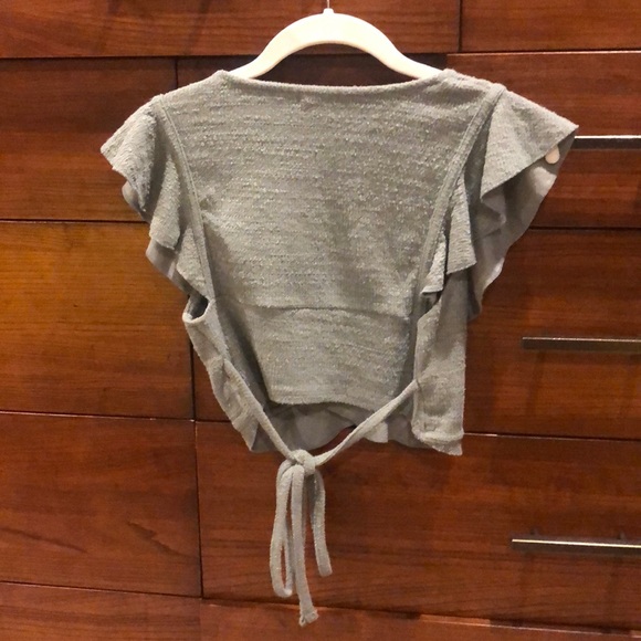Urban outfitters knit moss crop top - Picture 3 of 5